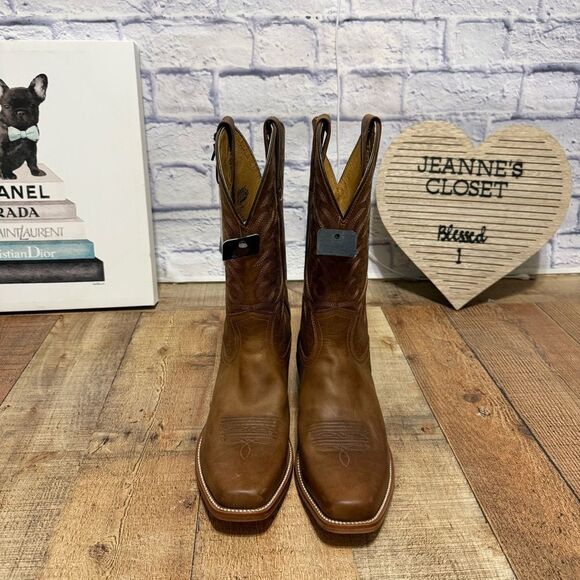 Brad Paisley Moonshine Spirit Mens Crazy Horse Leather Western Boots 9.5 D BBM85 main image 6